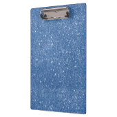 Blauwe Glitter Vonken Klembord (Links)