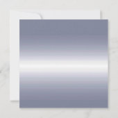 Blauwe glitters en diamantdecoratie op zaterdag kaart (Achterkant)