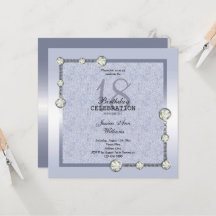 Blauwe glitters en diamantdecoratie op zaterdag