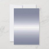 Blauwe glitters en diamantdecoratie op zaterdag save the date (Achterkant)