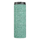 Blauwe glitterspleet thermosbeker (Achterkant)