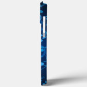 Blauwe gloed Muzieknoten Case-Mate iPhone Case (Achterkant / Links)