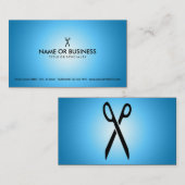 blauwe gloedschaar visitekaartje (Voorkant / Achterkant)