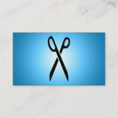 blauwe gloedschaar visitekaartje (Achterkant)