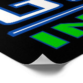 BLAUWE GOD INDICA POSTER (Hoek)