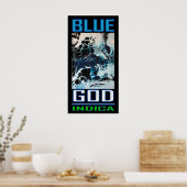BLAUWE GOD INDICA POSTER (Keuken)