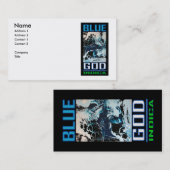 BLAUWE GOD INDICA VISITEKAARTJE (Voorkant / Achterkant)