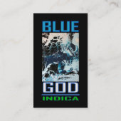 BLAUWE GOD INDICA VISITEKAARTJE (Achterkant)