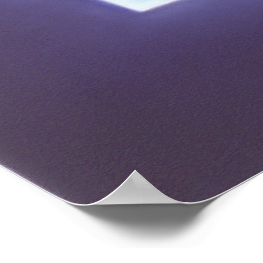 blauwe god poster (Hoek)