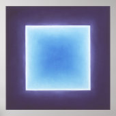 blauwe god poster (Voorkant)