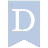 Blauwe God zegene 6 letters Naam doop Communie Vlaggetjes (Derde vlag)