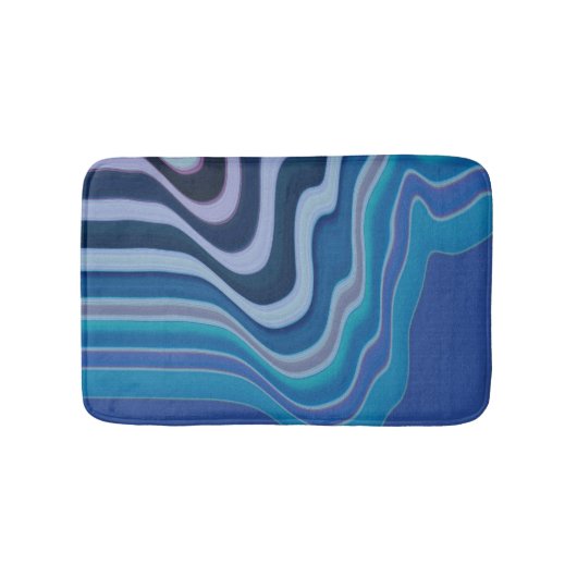Blauwe Golf Badmat (Voorkant)