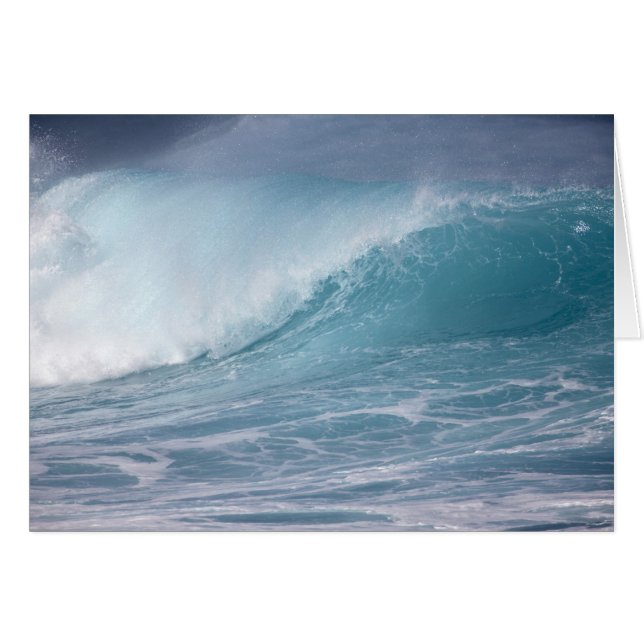 Blauwe golf breekt, Maui, Hawaii, VS 2 (Voorkant Horizontaal)