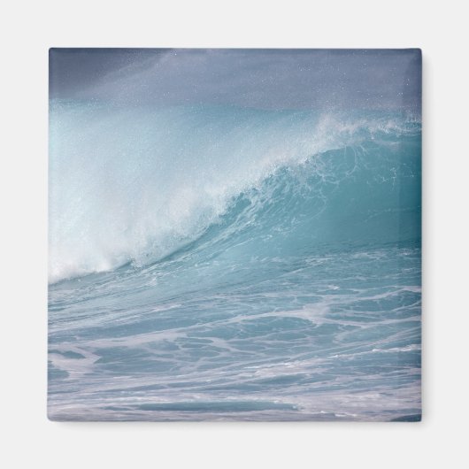 Blauwe golf breekt, Maui, Hawaii, VS 2 Magneet (Voorkant)
