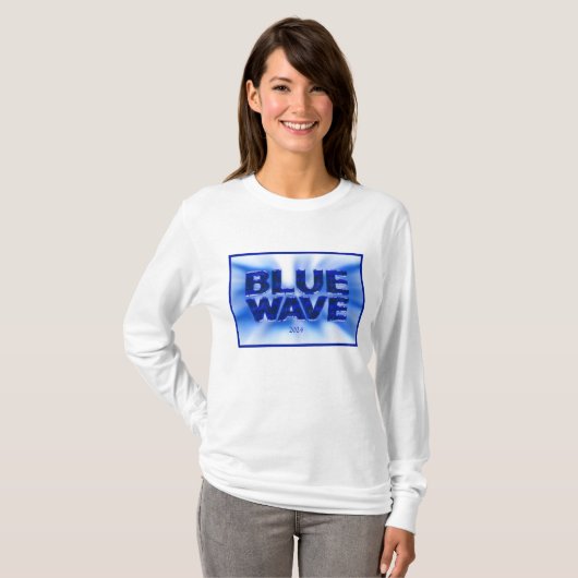 BLAUWE GOLF Democraat T-shirt (Voorkant volledig)