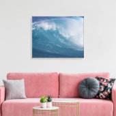 Blauwe golf die breekt, Maui, Hawaii, VS 3 Canvas Afdruk (Insitu (Woonkamer))