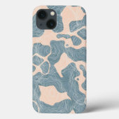 Blauwe golf ipone 13 Case-Mate iPhone case (Achterkant)
