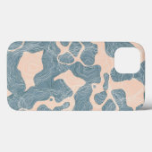 Blauwe golf ipone 13 Case-Mate iPhone case (Achterkant (horizontaal))