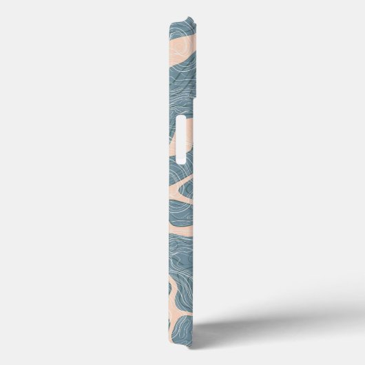 Blauwe golf ipone 13 Case-Mate iPhone case (Achterkant / Rechts)