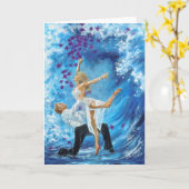 Blauwe golf kaart (Gele Bloem)