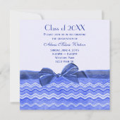 Blauwe golf met bogen kaart (Voorkant)