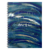 Blauwe golf notitieboek (Voorkant)