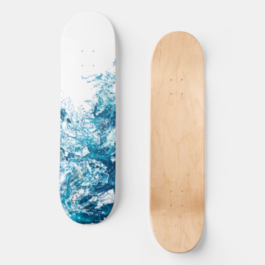 Blauwe golf Skateboard (Voorkant)