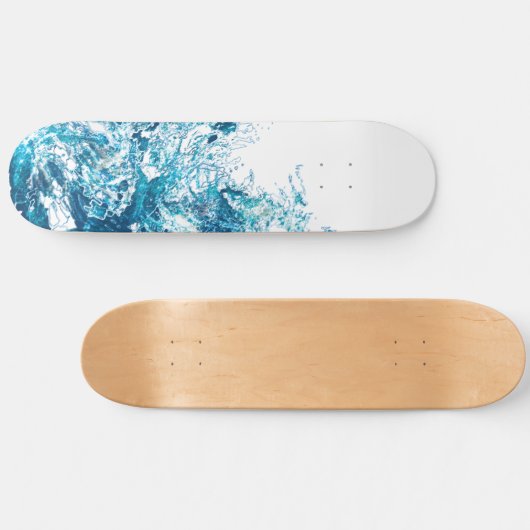 Blauwe golf Skateboard (Horizontaal)