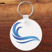 Blauwe golf sleutelhanger (Voorkant)