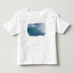 Blauwe golf stort neer, Maui, Hawaii, VS Kinder Shirts