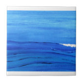 Blauwe golf tegeltje (Voorkant)