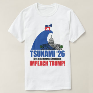 Blauwe Golf Tsunami Democraten Tussenverkiezing Im T-shirt