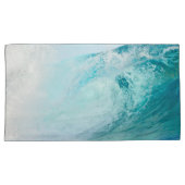 Blauwe golf van Pacifische oceaan Kussensloop (Voorkant-Rechts)