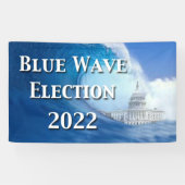 Blauwe golf verkiezingen 2022 banner (Horizontaal)