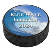 Blauwe golf verkiezingen 2024 hockey puck (3/4)