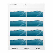 Blauwe golf wissen etiket (Full Sheet)