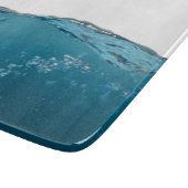 Blauwe golf wissen snijplank (Hoek)