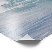 Blauwe golfbreker, Maui, Hawaii, Verenigde Staten Foto Afdruk (Hoek)