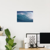 Blauwe golfbreker, Maui, Hawaii, Verenigde Staten Poster (Thuiskantoor)