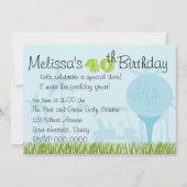 Blauwe Golfdatum Kaart (Voorkant)