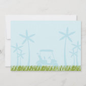 Blauwe Golfdatum Kaart (Achterkant)