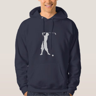 Blauwe Golfer Hoodie