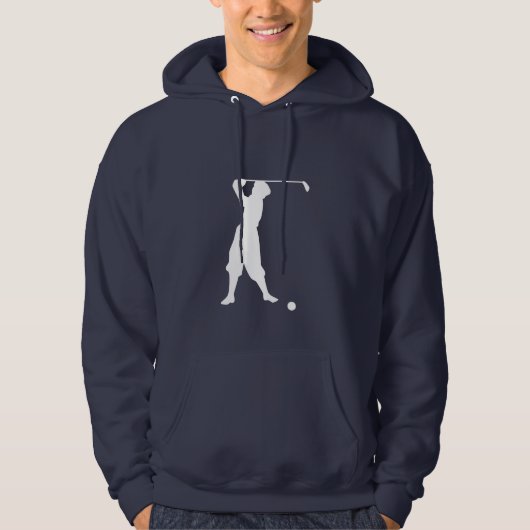 Blauwe  Golfer Hoodie (Voorkant)