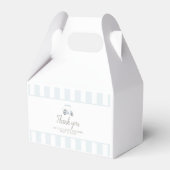 Blauwe golfkar voorkeursdoos bedankdoosjes (Voorkant Zijde)