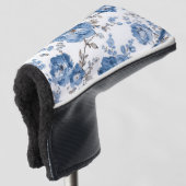 Blauwe Golfkophoesjes Golfheadcover (3/4 voorkant)