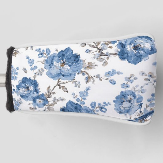 Blauwe Golfkophoesjes Golfheadcover (Voorkant)