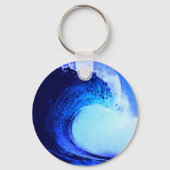 Blauwe golflengte van Surf Sleutelhanger (Achterkant)