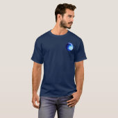 Blauwe golflengte van Surf T-shirt (Voorkant volledig)