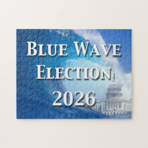 Blauwe Golfverkiezing 2026 Legpuzzel