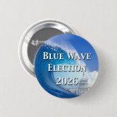 Blauwe Golfverkiezing 2026 Ronde Button 5,7 Cm (Voorkant /achterkant)